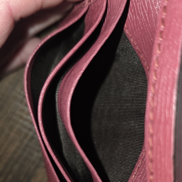 Gucci Rosso Ancora red and pink card/id Bifold Holder - Picture 7 of 12